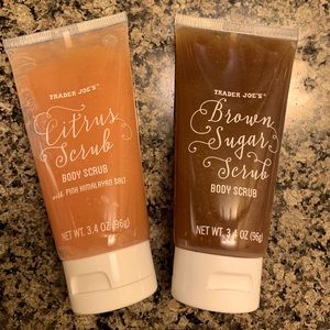 Trader Joe’s Body Scrub (Citrus & Brown Sugar duo)